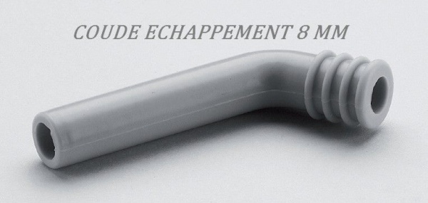 COUDE ECHAPPEMENT 8MM 45� syracom modelisme haute-normandie seine-maritime aeromodelisme radiocommunication avion helico voitur
