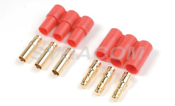 CONNECTEUR DORE 3 PINS GF-1002-001