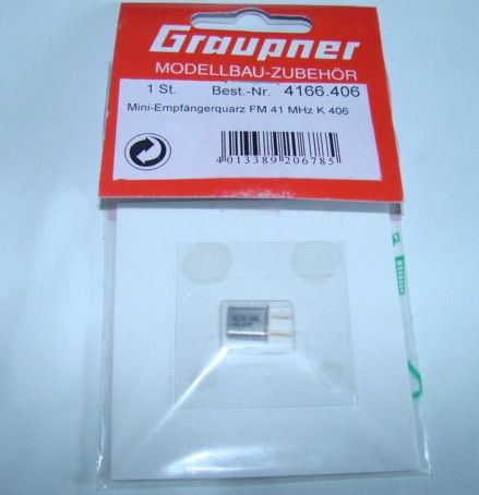 Quartz de r�cepteur miniature 41 Mhz canaux 406 syracom modelisme