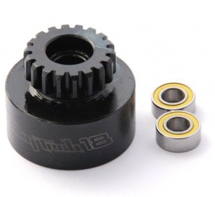 HT 560228 Cloche 18 T non- ventil�e +roulements HI-SPEED  HOBBYTECH SYRACOM MODELISME VOITURE ESLETTES ROUEN