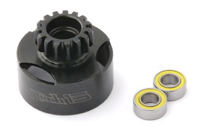 HT 560213 Cloche 15 T ventil�e +roulements HI-SPEED  HOBBYTECH SYRACOM MODELISME VOITURE ESLETTES ROUEN