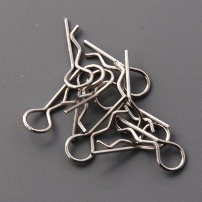 HT 501380.100 CLIPS DE CARROSSERIE 1-10 �me MEMTAL HOBBYTECH SYRACOM MODELISME ESLETTES VISSERIE VOITURES