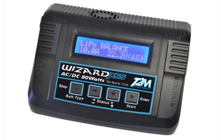 CHARGEUR T1234 WIZARD X6S SYRACOM ESLETTES ROUEN MODELISME AEROMODELISME