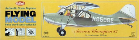 maquette bois a construire guillows aeronca champion 85 syracom modelisme eslettes