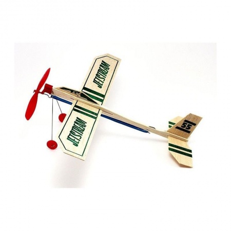 AVION MINI MAQUETTE A CONSTRUIRE ENFANT BOIS BALSA JET STREAM S0280055 SYRACOM MODELISME ESLETTES ROUEN NORMANDIE