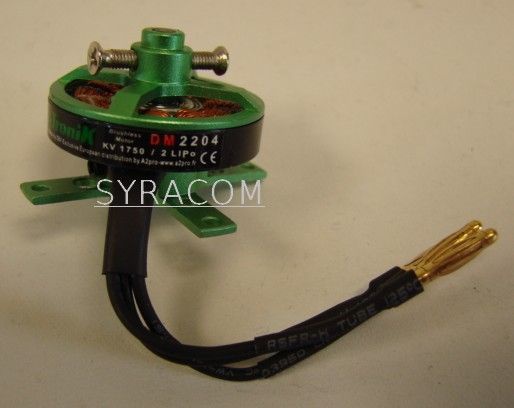 MOTEUR PROTRONIK BRUSHLESS DM2204 AVION RADIOCOMMANDE INDOOR SYRACOM MODELISME ESLETTES