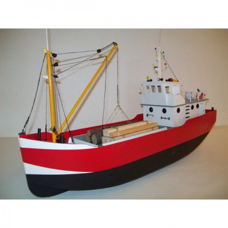 LE CABOTEUR BATEAU MAQUETTE BOIS SOCLAINE CB42 SYRACOM MODELIMSE ESLETTES