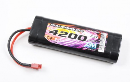 T1006420D ACCUS BATTERIE  NI MH 7.2 V 4200mAh Dean syracom modelisme eslettes