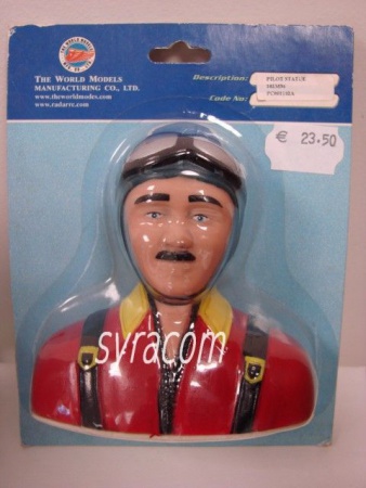 BUSTE PILOTE AVION RADIOCOMMANDE 10CM WOLD MODELS SYRACOM MODELISME ESLETTES PC0011002A