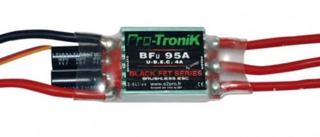 PRO-TRONIK ESC BF95A U-BEC 4A SYRACOM MODELISME AVION RADIOCOMMANDE 78095