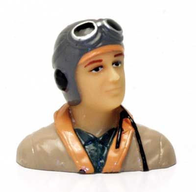 BUSTE PILOTE AVION RADIOCOMMANDE 6.5CM SYRACOM MODELISME ESLETTES