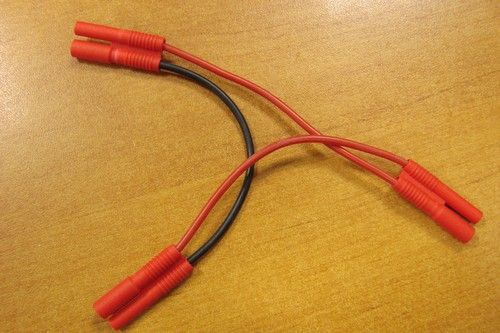 Cordon Y parall�le Connecteurs dor�s 2mm GF-1320-110 GFORCE SYRACOM MODELISME ESLETTES ROUEN AVION VOITURE BATEAU MAQUETTE QUADRICOPTERE RADIOCOMMANDE