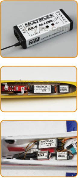 55817 RECEPTEUR RX-5M MULTIPLEX  SYRACOM MODELISME ESLETTES AEROMODELISME AVION RADIOCOMMANDE