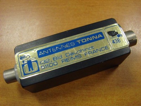 FILTRE ATV 438 RADIOAMATEUR ANTENNE TONNA SYRACOM RADIOCOMMUNICATION ESLETTES ROUEN