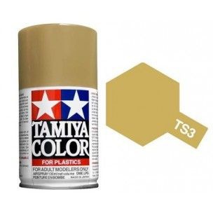 PEINTURE PLASTIQUE TAMIYA 85003 MAQUETTE TS3  DARK YELLOW SYRACOM MODELISME ESLETTES ROUEN NORMANDIE