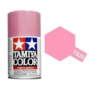 PEINTURE PLASTIQUE TAMIYA  85025  MAQUETTE TS25 ROSE PINK  BRILLANT  SYRACOM MODELISME ESLETTES ROUEN NORMANDIE