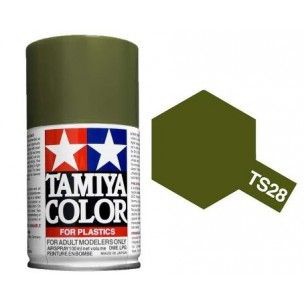 PEINTURE PLASTIQUE TAMIYA  850028  MAQUETTE TS28  OLIVE DRAB 2 VERT SYRACOM MODELISME ESLETTES ROUEN NORMANDIE