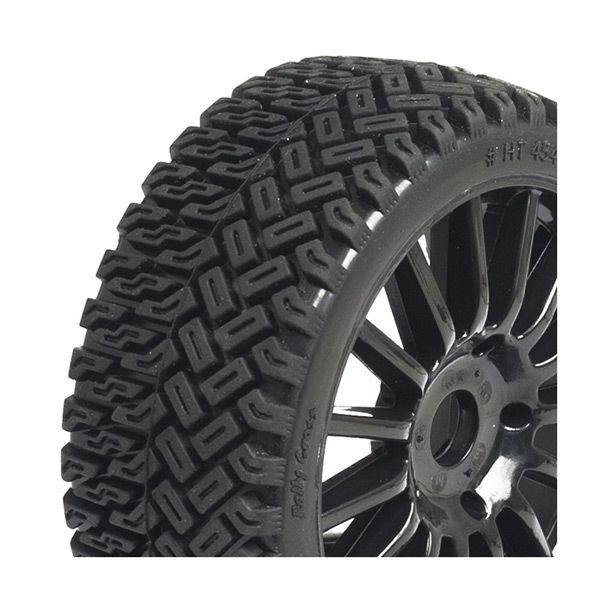 HT454 PNEUS RALLYCROSS VOITURE RADIOCOMMANDEE  1 8�me ELECTRIQUE OU THERMIQUE SYRACOM MODELISME ESLETTES ROUEN