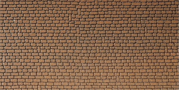 PLAQUE GRES ROUGE  PIERRE NATURELLE  MUR PAVE ROUTE FALLER 170611 DECORATION CONSTRUCTION MAQUETTE  SYRACOM MODELISME  ESLETTES