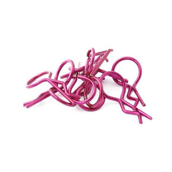CLIP DE CARROSSERIE ROSE MAUVE METALLISE VOITURE 1 10 �me syracom modelisme eslettes rouen normandie