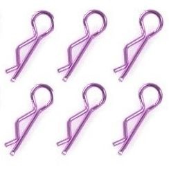CLIPS DE CARROSSERIE VIOLET MAUVE GF-0410-012 VOITURE 1 8�me SYRACOM MODELISME ESLETTES ROUEN NORMANDIE