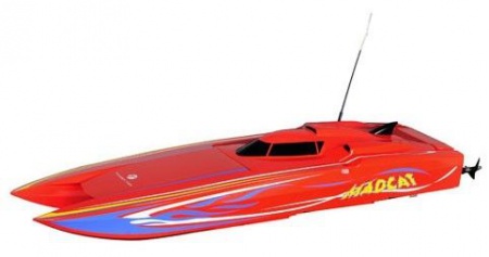 BATEAU RADIOCOMMANDE MADCAT ROUGE 5130 THUNDER TIGER SYRACOM MODELISME ESLETTES ROUEN NORMANDIE