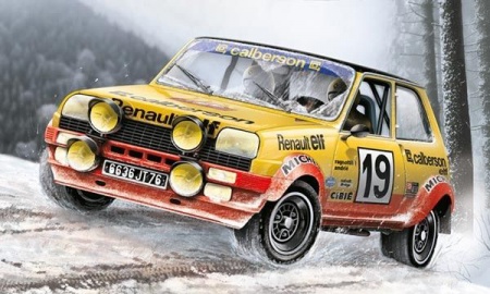 RENAULT 5 RALLY ITALERI I3652 MAQUETTE A MONTER COLLER CONSTRUIRE SYRACOM MODELISME ESLETTES ROUEN NORMANDIE