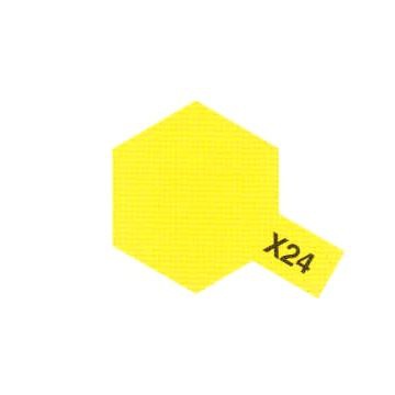 PEINTURE TAMIYA X24 clear yellow jaune clair translucide  MAQUETTE SYRACOM MODELISME ESLETTES ROUEN NORMANDIE