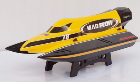 mad flow F1 Bateau radiocommandé jaune électrique z0218653c syracom modélisme eslettes rouen normandie