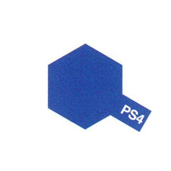 PEINTURE TAMIYA PS4 BLEU  86004 BOMBE CAROSSERIE POLYCARBONATE SYRACOM MODELISME ESLETTES ROUEN NORMANDIE