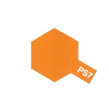 PEINTURE TAMIYA PS7 ORANGE  86007 BOMBE CAROSSERIE POLYCARBONATE SYRACOM MODELISME ESLETTES ROUEN NORMANDIE