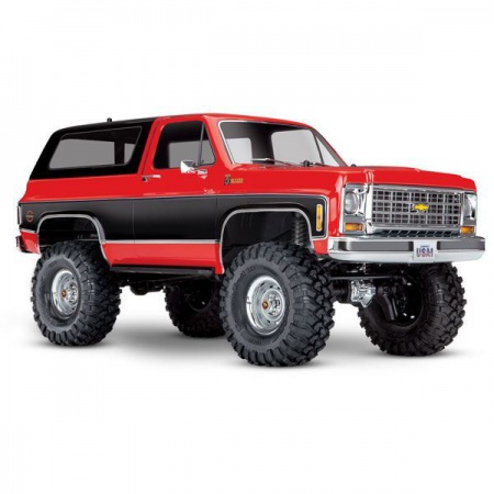 TRX-4 K5 BLAZER ROUGE  VOITURE RADIOCOMMANDEE ELECTRIQUE BATTERIE TRAXXAS SYRACOM MODELISME ESLETTES ROUEN NORMANDIE