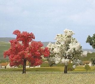 ARBRES EN FLEURS BUSCH 6853 MAQUETTE DECORATION SYRACOM MODELISME ESLETTES ROUEN NORMANDIE