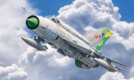 MAQUETTE ITALERI I1427 MIG-21 BIS FISHBED AVION JET A COLLER PEINDRE SYRACOM MODELISME ESLETTES ROUEN NORMANDIE