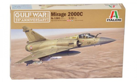 MAQUETTE ITALERI MIRAGE 2000C 1381 AVION GUERRE DU GOLF JET SYRACOM MODELISME ESLETTES ROUEN NORMANDIE