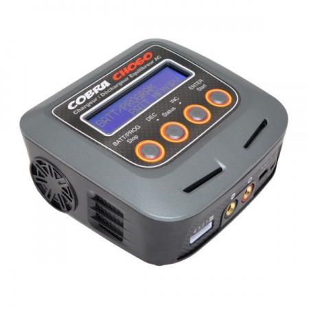 CHARGEUR COBRA CH060 DECHARGE EQUILIBREUR LIPO LIFE NIMH SYRACOM MODELISME ESLETTES ROUEN NORMANDIE