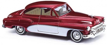 BUICK 50 ROUGE HO VEHICULE VOITURE BUSCH BUV44722 T2M TRAIN SYRACOM MODELISME ESLETTES ROUEN NORMANDIE