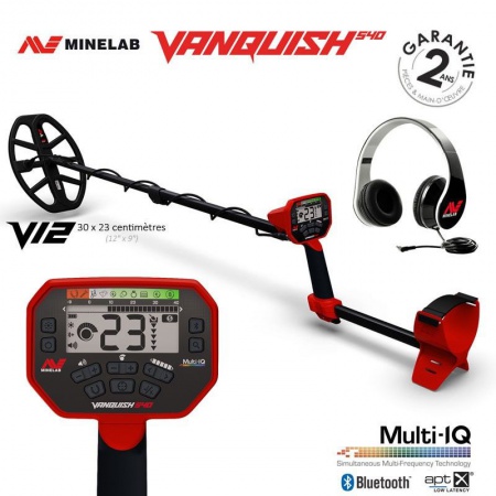 VANQUISH 540 DETECTEUR DE METAUX MINELAB SYRACOM MODELISME ESLETTES ROUEN NORMANDIE