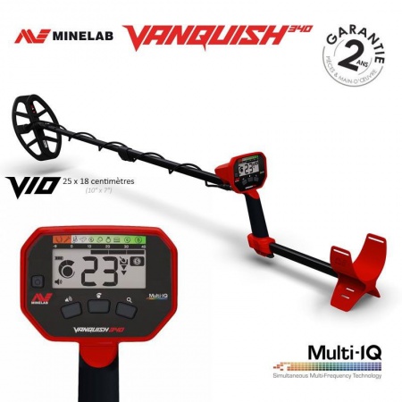 MINELAB VANQUISH 340 DL603 SABLE MOUILLE DETECTEUR DE METAUX PLAGE MER TERRE PIECE SYRACOM MODELISME ESLETTES ROUEN NORMANDIE