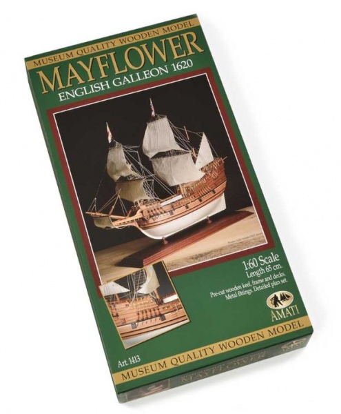 MAQUETTE BATEAU AMATI MAYFLOWER 1413 CONSTRUCTION BOIS ACCASTILLAGE SYRACOM MODELISME ESLETTES ROUEN NORMANDIE