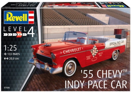 maquette voiture chevrolet revell 55 chevy indy pace car 4009867686 syracom modelisme eslettes rouen normandie