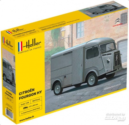 MAQUETTE FOURGON CITROEN HELLER 1000807680 SYRACOM MODELISME ESLETTES ROUEN NORMANDIE