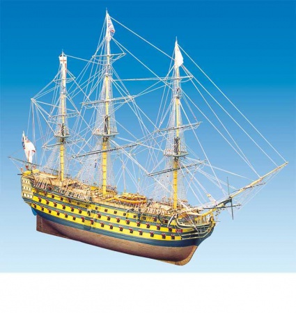 HMS VICTORY MAQUETTE BATEAU A CONSTRUIRE S068738 MANTUA SYRACOM MODELISME ESLETTES ROUEN NORMANDIE