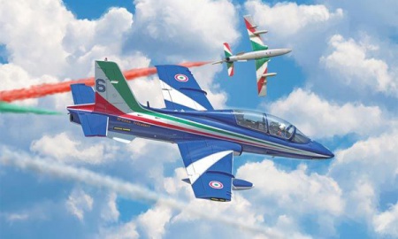 AVION MAQUETTE I1418 MB339A FRECCE TRICOLORE 2018 ITALERI SYRACOM MODELISME ESLETTES ROUEN NORMANDIE