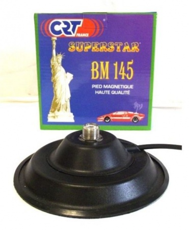 PIED MAGNETIQUE ANTENNE SUPERSTAR BM 145 SYRACOM RADIOCOMMUNICATION CRT ROUEN NORMANCIE ESLETTES