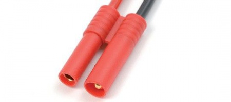 GF-1062-002 CONNECTEUR DORE MALE CABLE SILICONE 14AWG SYRACOM MODELISME ESLETTES