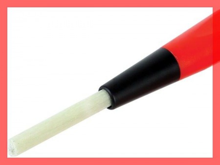 crayon fibre de verre rouge detecteur de metaux syracom modelisme eslettes