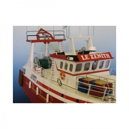 CHALUTIER ZENITH SOCLAINE ZN1700 MAQUETTE BOIS BATEAU SYRACOM MODELISME ESLETTES ROUEN HAUTE NORMANDIE