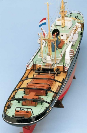 BATEAU MAQUETTE A CONSTRUIRE REMORQUEUR BOIS BALSA ZWARTEE ZEE S052592 SYRACOM MODELISME ESLETTES ROUEN