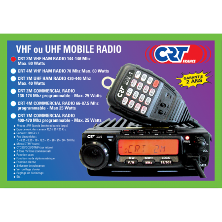 POSTE CIBI CRT 2M HAM VHF UHF  SYRACOM MODELISME RADIOCOMMUNICATION ESLETTES ROUEN DIEPPE NORMANDIE